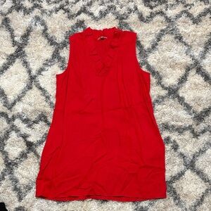 Crown & Ivy Red Midi Dress